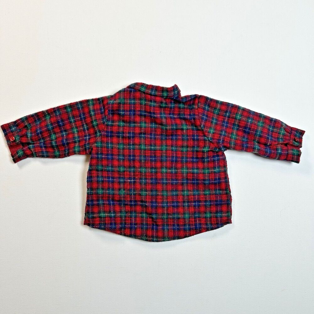 American Girl Doll EVERYDAY Plaid Long Sleeve Shirt Camping Hiking Shirt Only - Picture 4 of 8